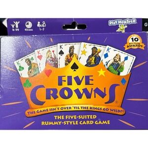 Set Enterprises Five Crowns Five Suited Rummy Style Card Game